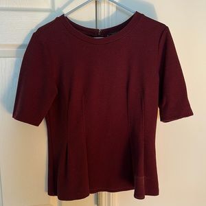 Ann Taylor factor peplum top. Size small